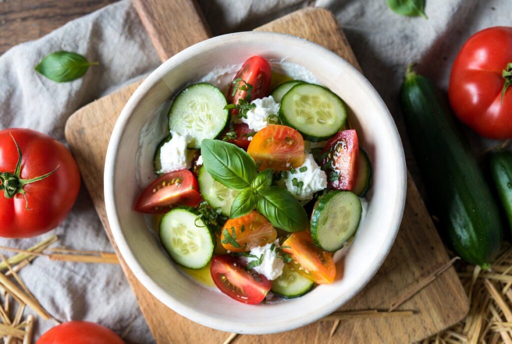 salade de basilic